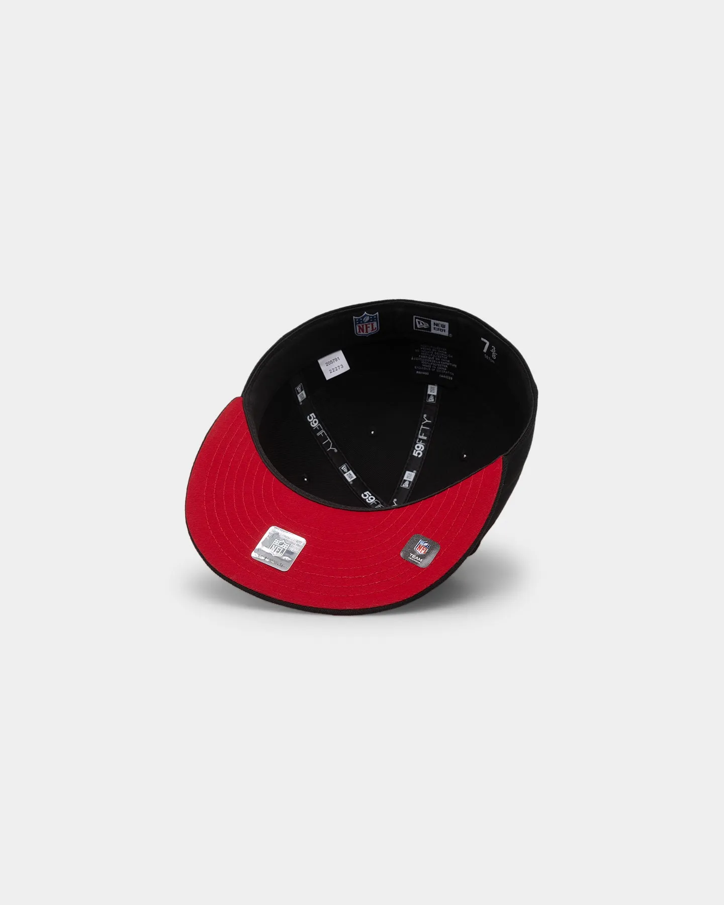 New Era Las Vegas Raiders "Scarlet Bottom" 59FIFTY Fitted Black/Scarlet
