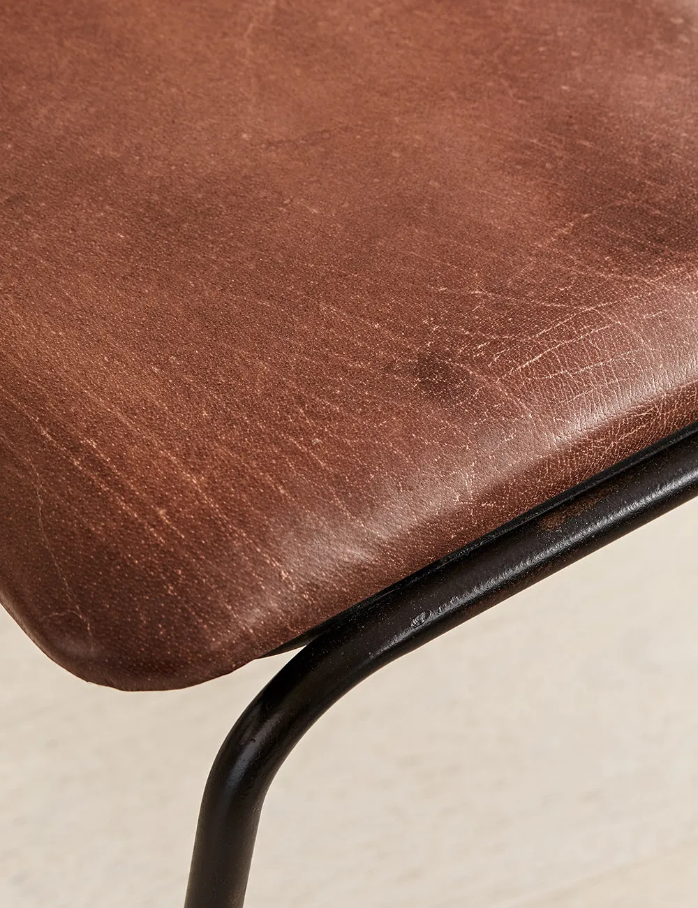 Nkuku Iswa Leather & Rattan Dining Chair