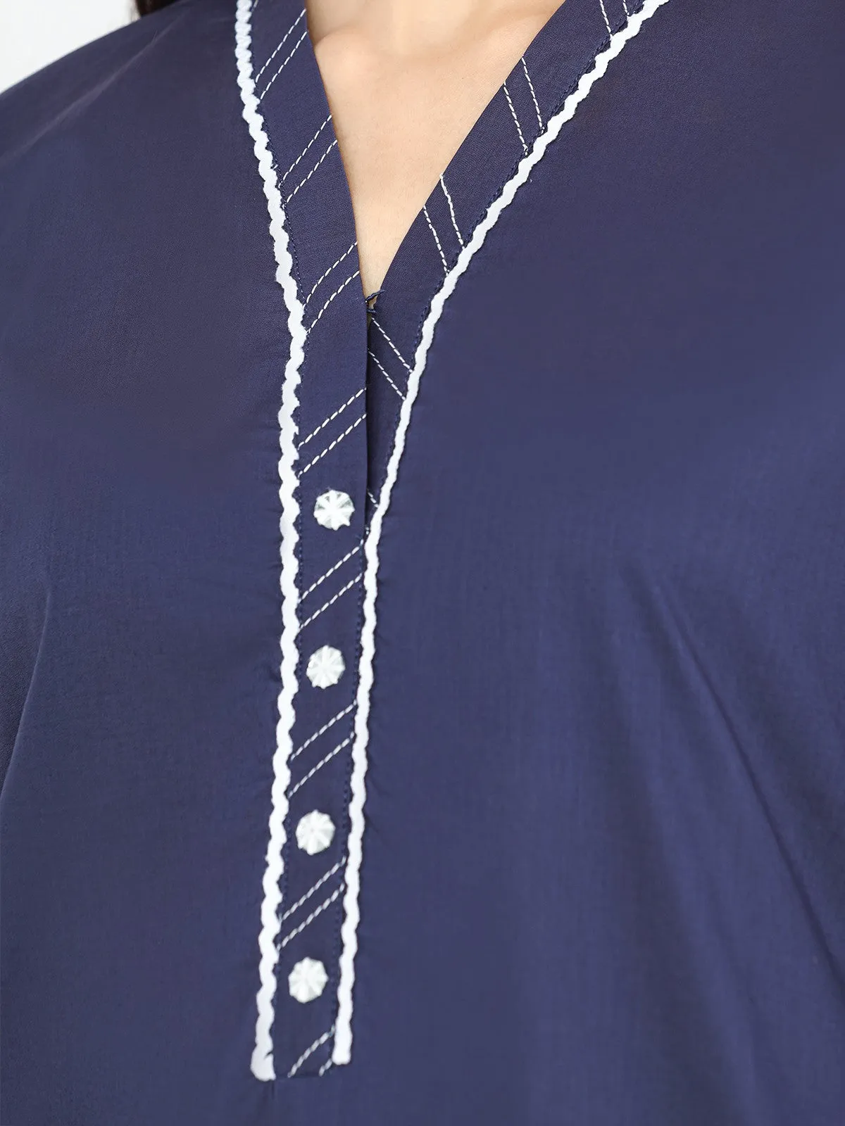 Pret 1Pc Embroidered Cambric Shirt - EWTKE22-68105