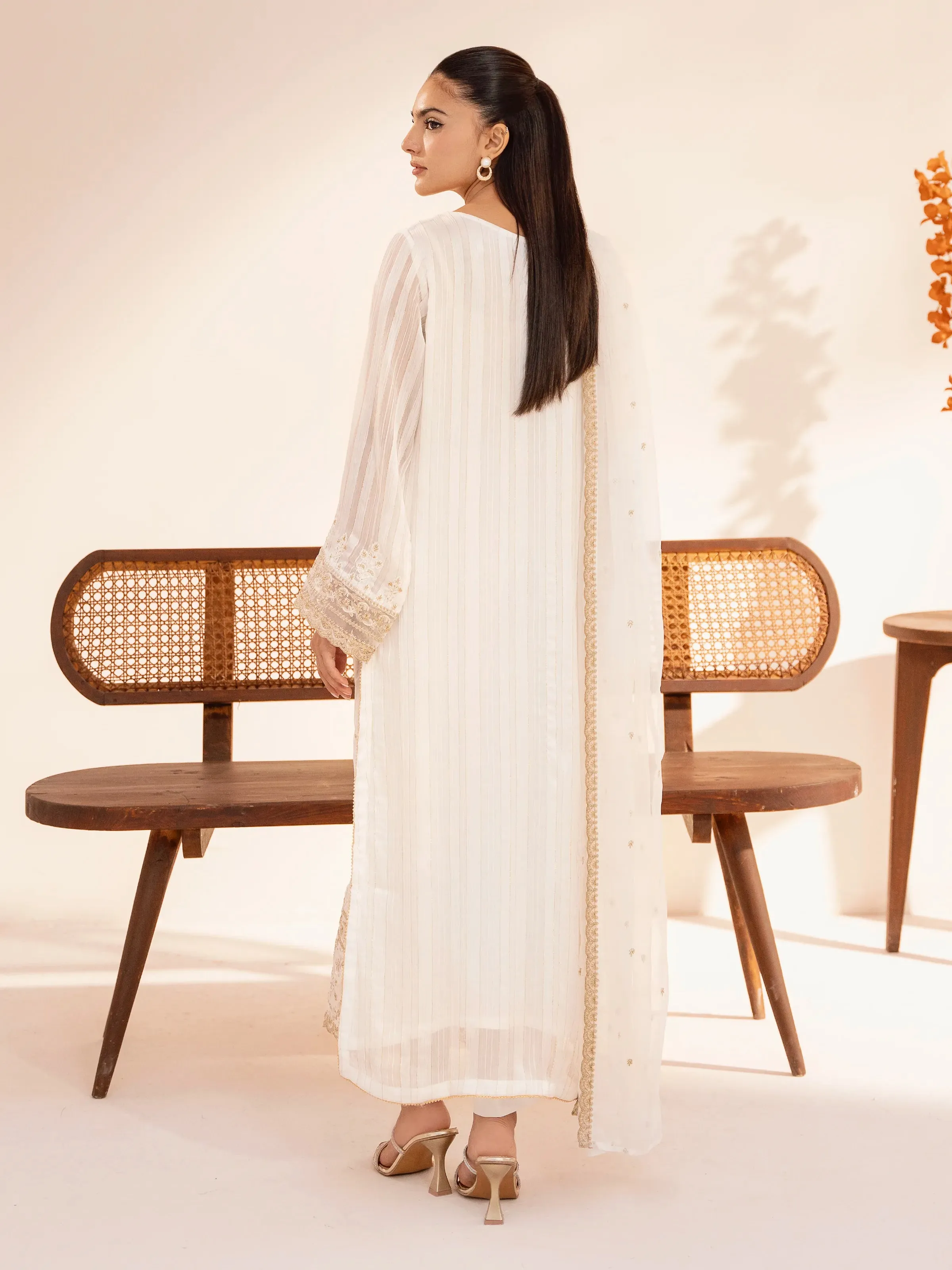 Pret 3Pc Chiffon Suit - EWTPLE24-00013-3P