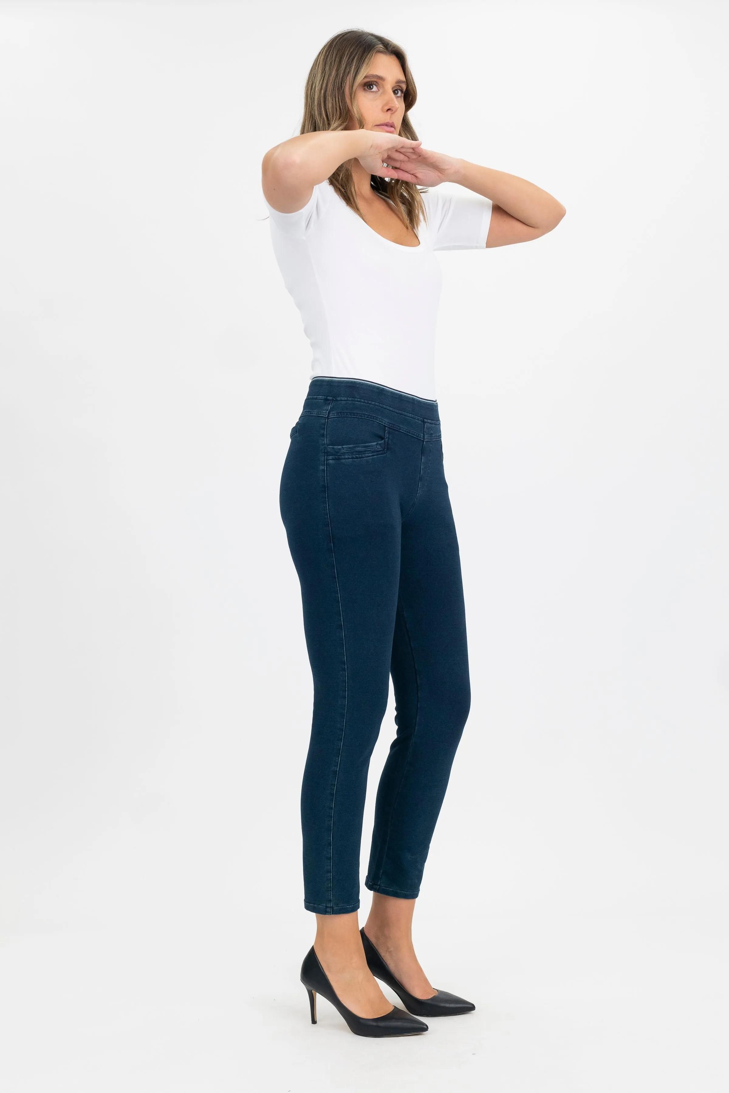 Renoma Stretch Leisure Pant (Black or Navy)
