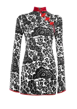 Sake Dress Oriental Satin