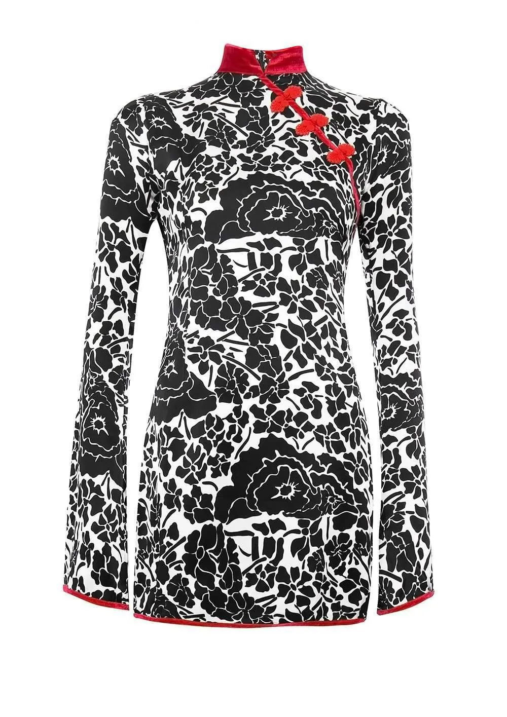 Sake Dress Oriental Satin