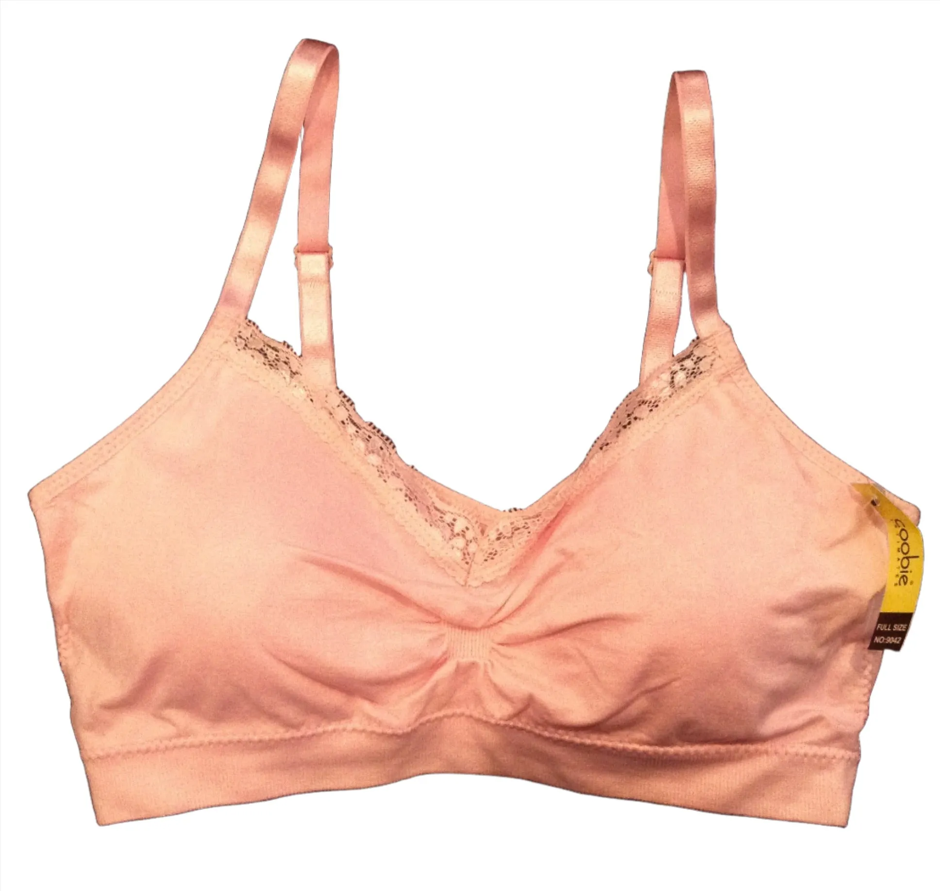 Seamless Lace-neck Bra