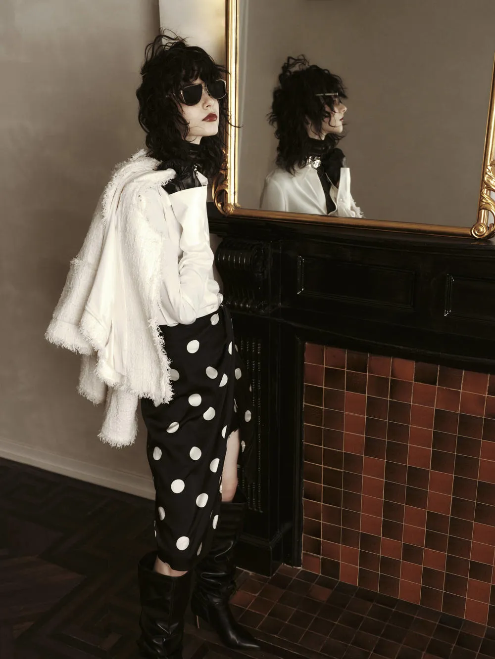 Silk Blend Slim Shirt