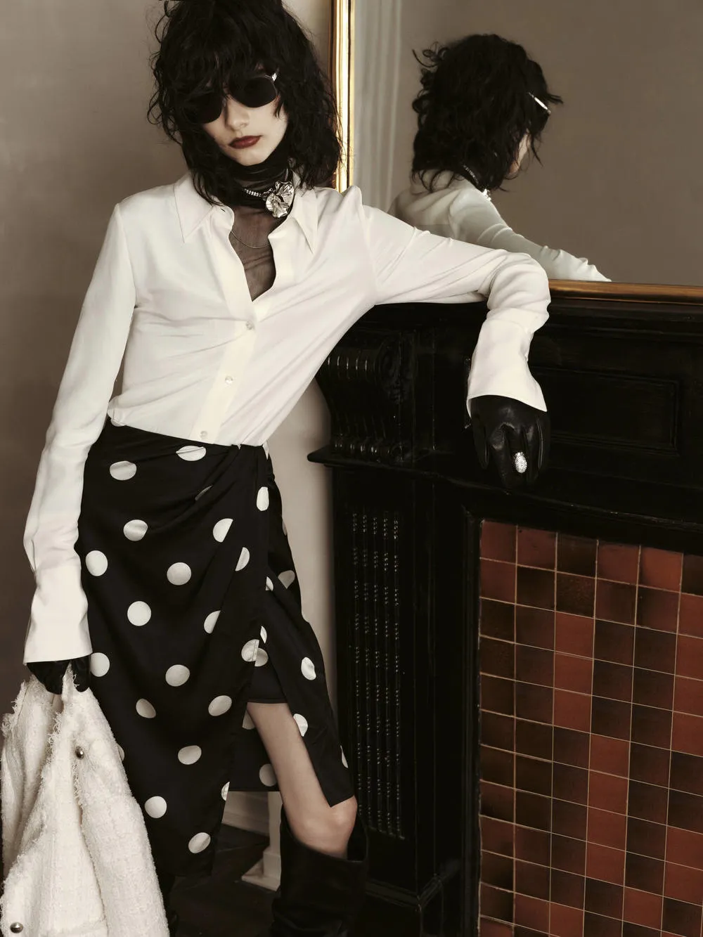 Silk Blend Slim Shirt