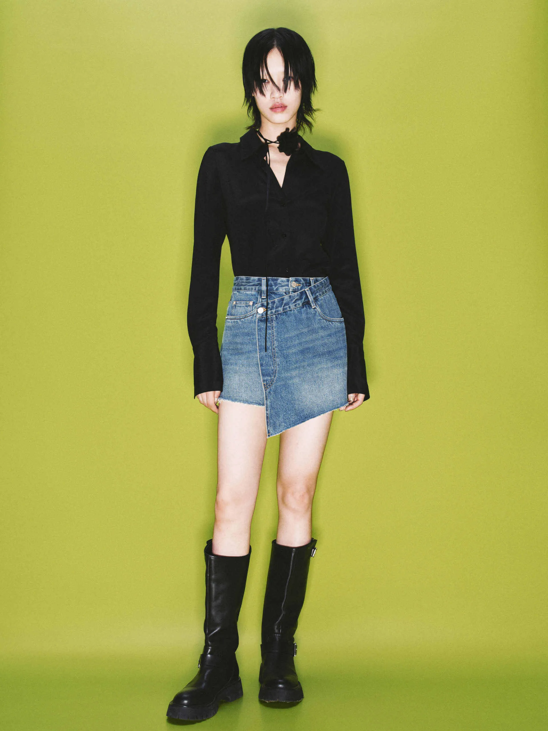 Silk Blend Slim Shirt
