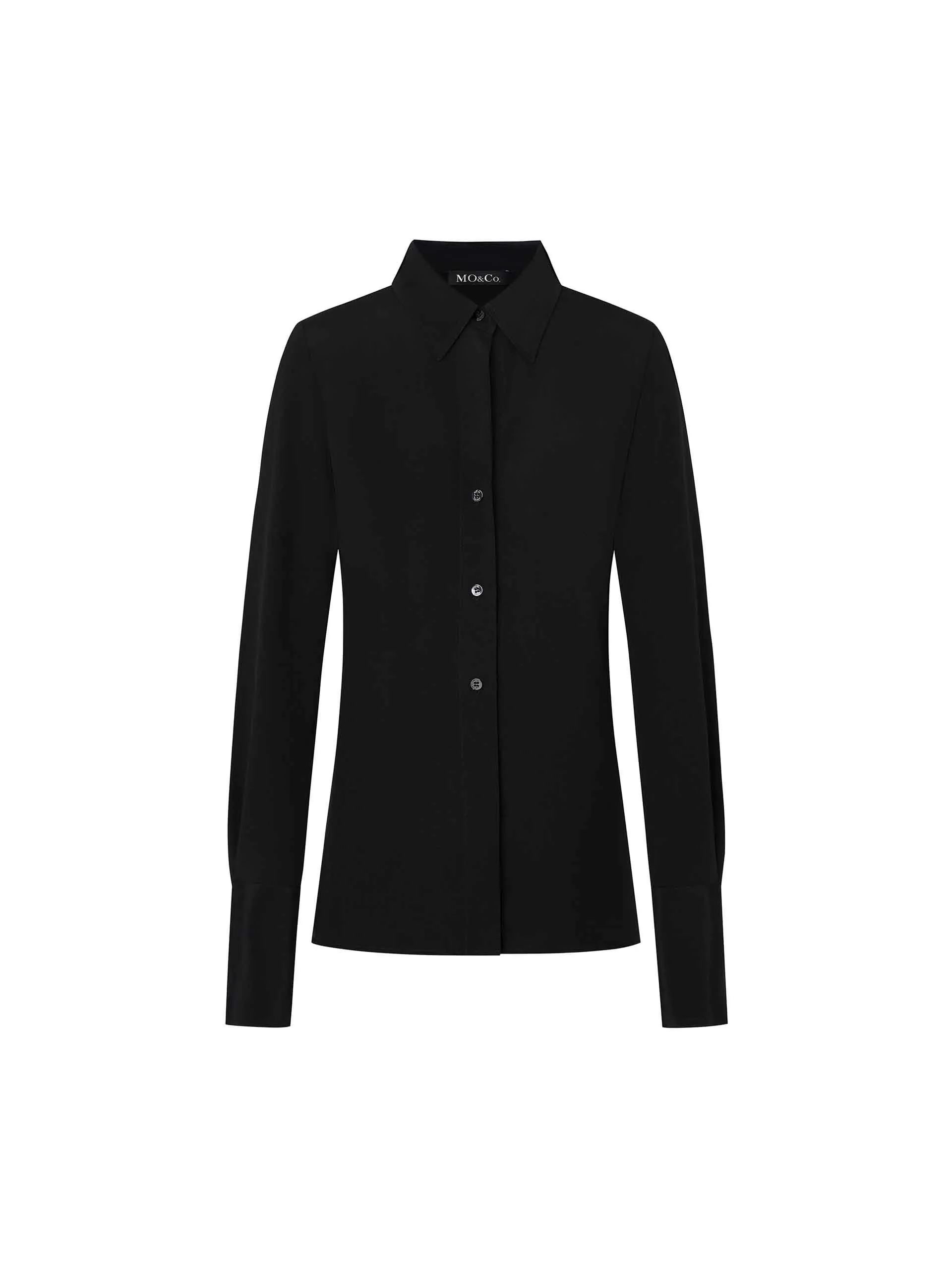 Silk Blend Slim Shirt