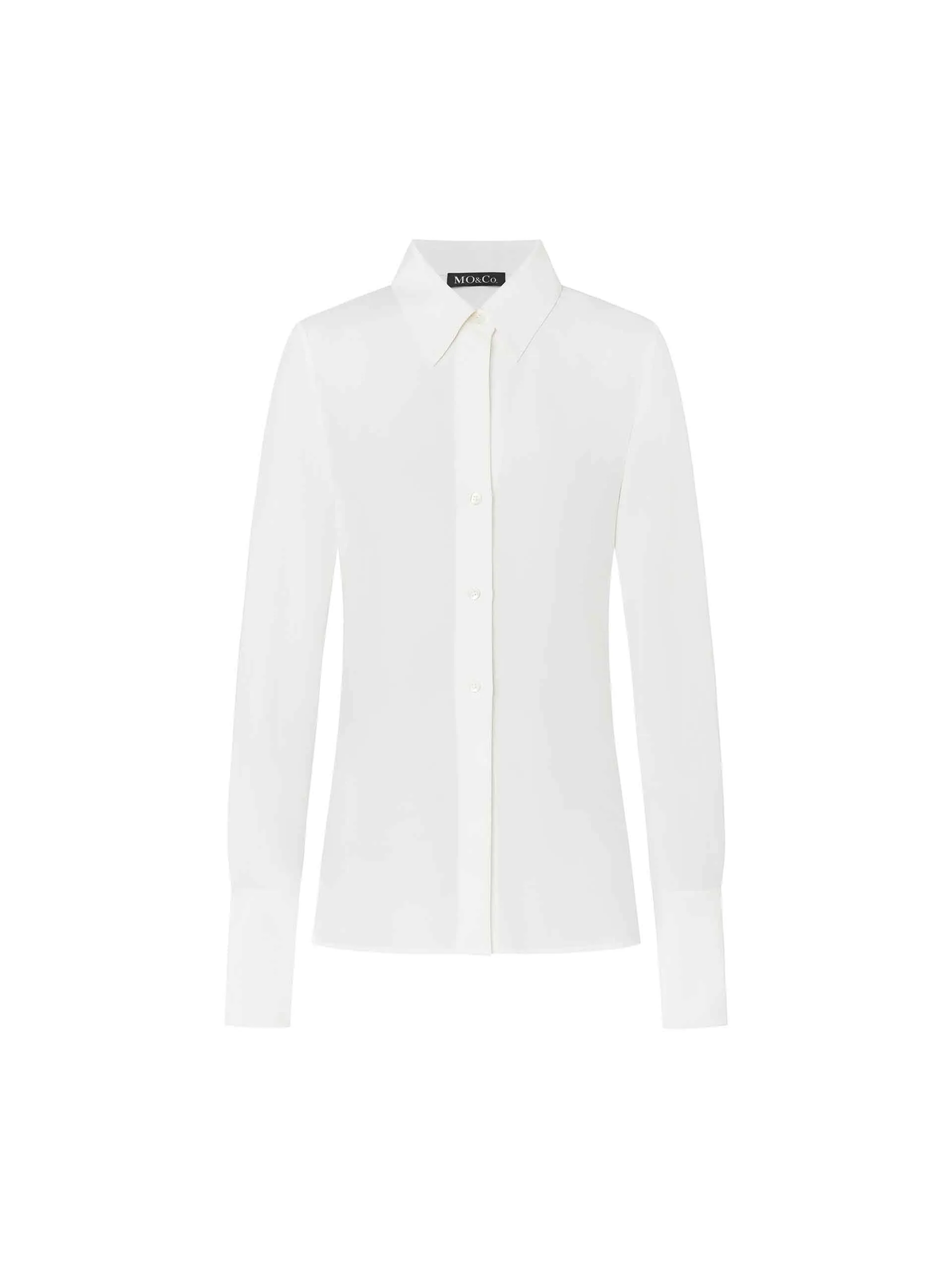 Silk Blend Slim Shirt