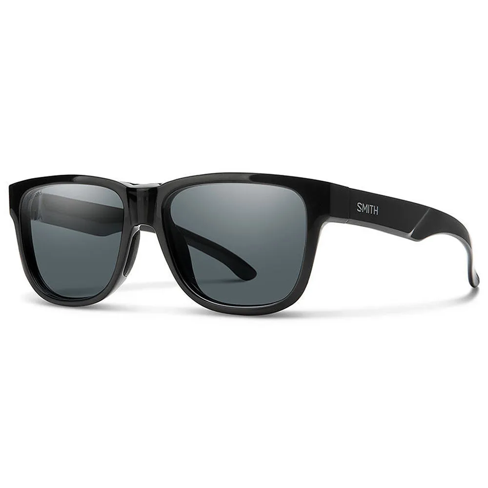 Smith Lowdown Slim 2 Men's Black Frame Gray Polarized Lens Square Sunglasses - 20104480751M9
