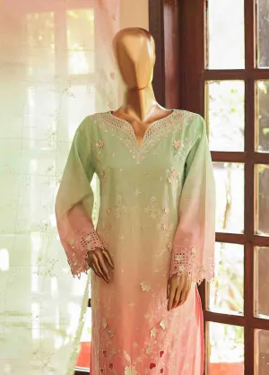 SMLF-0694 B- 3 Piece Embroidered Stitched Suit
