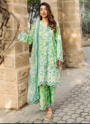 Summer Rtw '24 - 3 Pc Suit W Schiffli Embroidery Ippksm23-D3