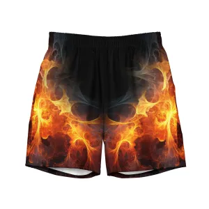 Swim Trunk Fire Art