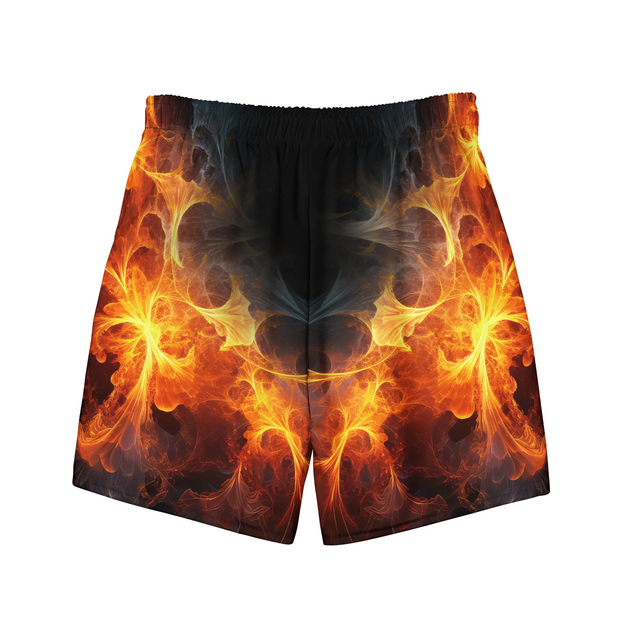 Swim Trunk Fire Art