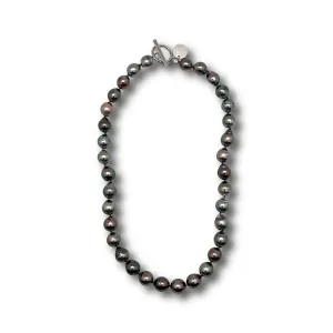 Tahitian Pearl and White Gold Necklace