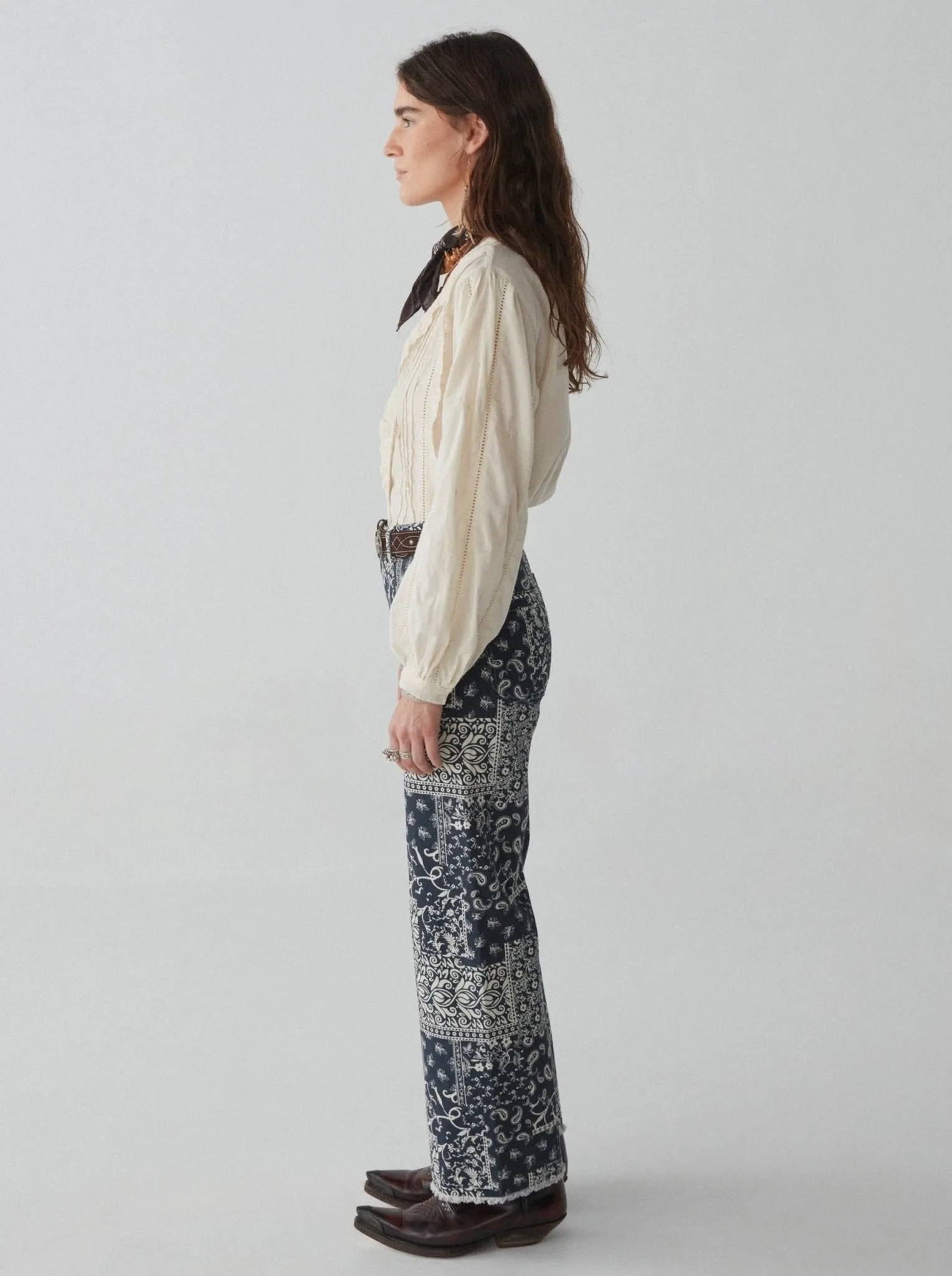 Twiggy Pant - Military Blue