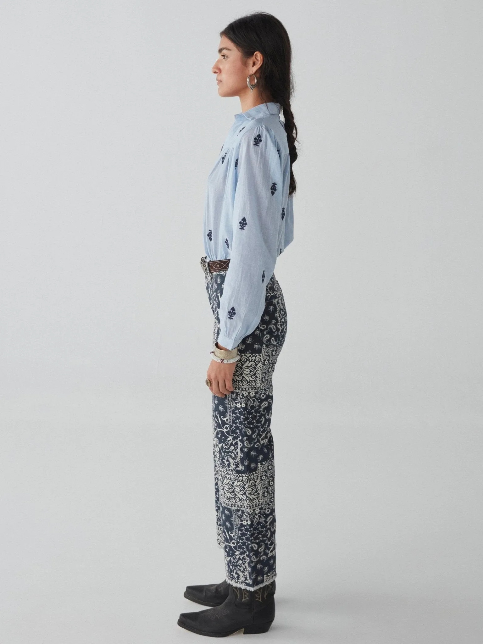 Twiggy Pant - Military Blue