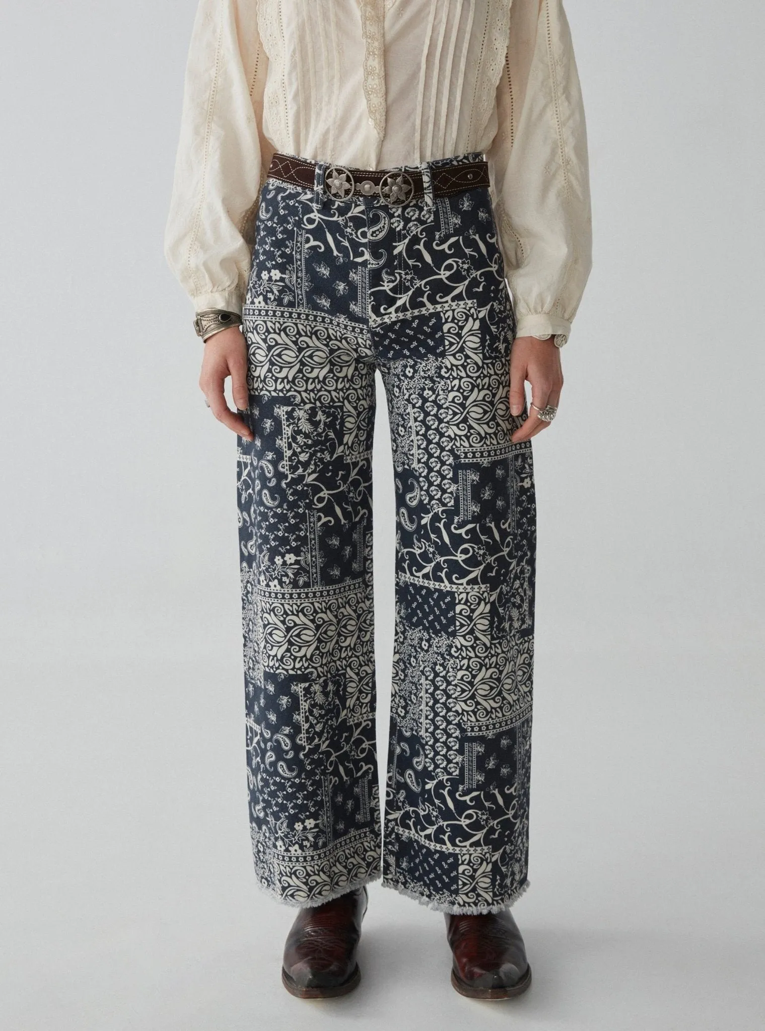Twiggy Pant - Military Blue