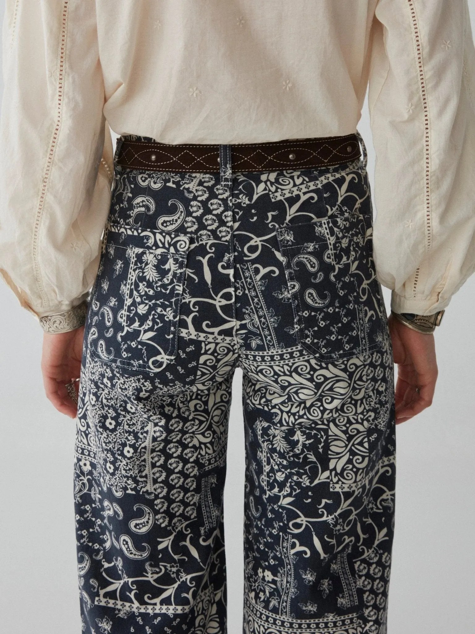 Twiggy Pant - Military Blue