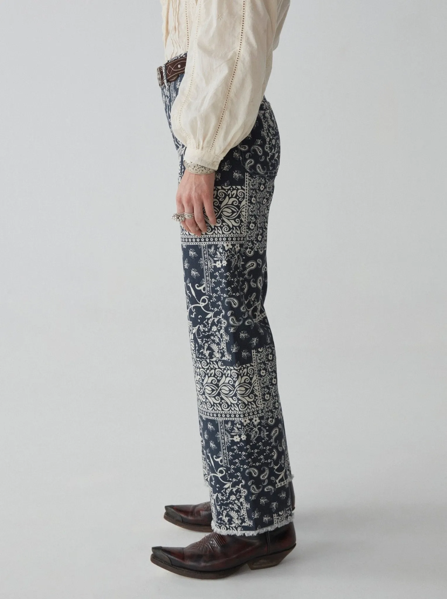 Twiggy Pant - Military Blue