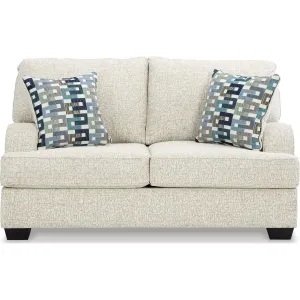 Valerano Loveseat - Parchment