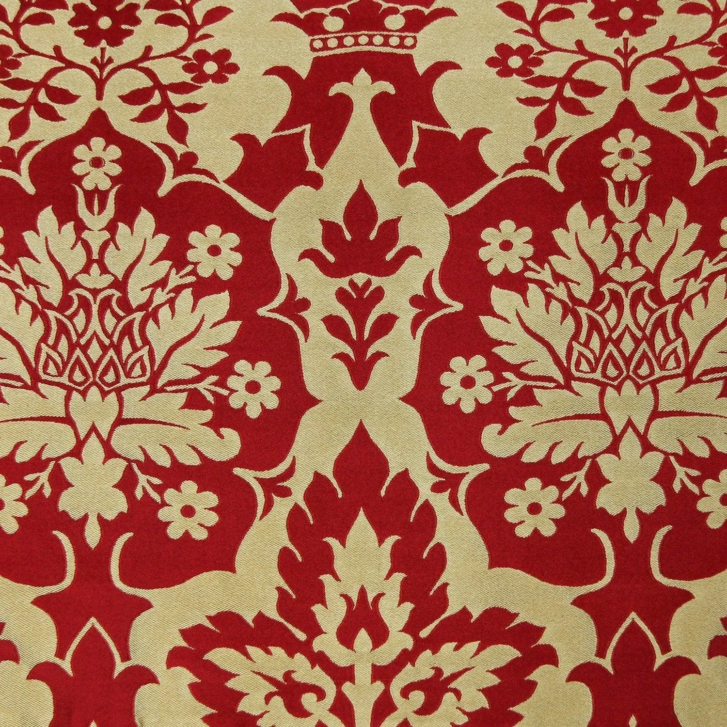 Van der Weyden Silk Brocade - Red