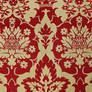 Van der Weyden Silk Brocade - Red