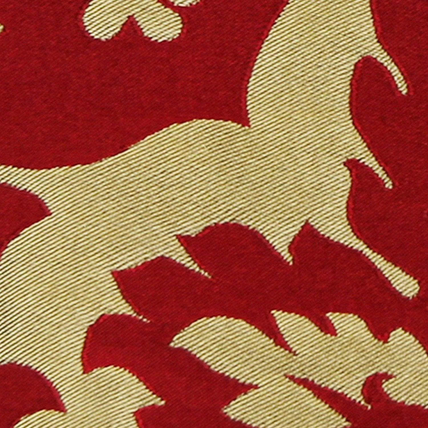 Van der Weyden Silk Brocade - Red